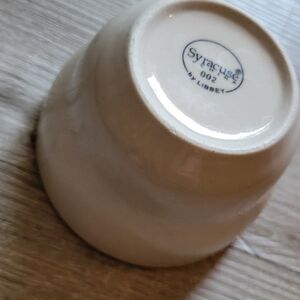 Cream Ceramic syracuse vintage china 002 bowl/Ramekin